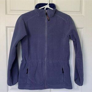 L.L. Bean Women's Small Sweater Fleece Full Zip Jacket Periwinkle Blue